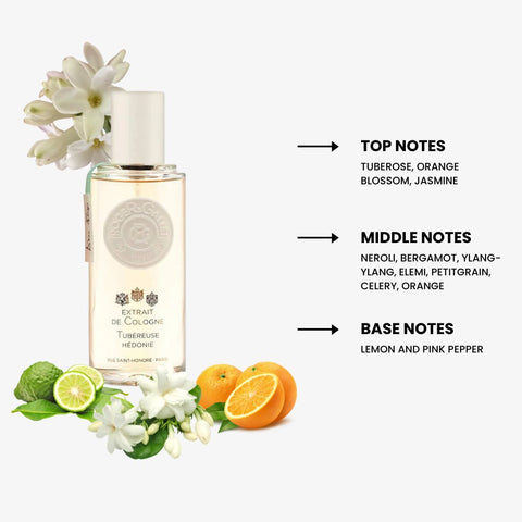 Tubereuse Hedonie For Women By Roger & Gallet Extrait de Cologne Spray 3.3 oz