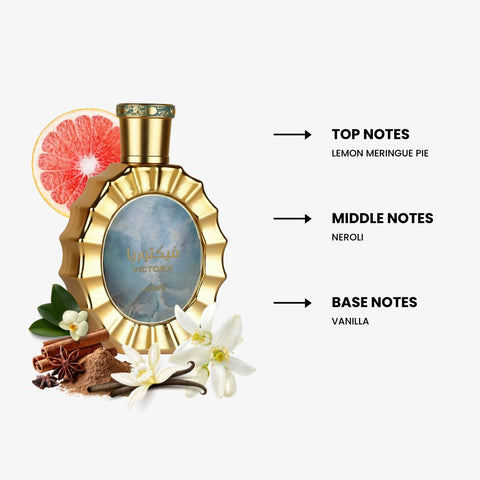 Victoria For Women By Lattafa Eau De Parfum Spray 3.4 oz