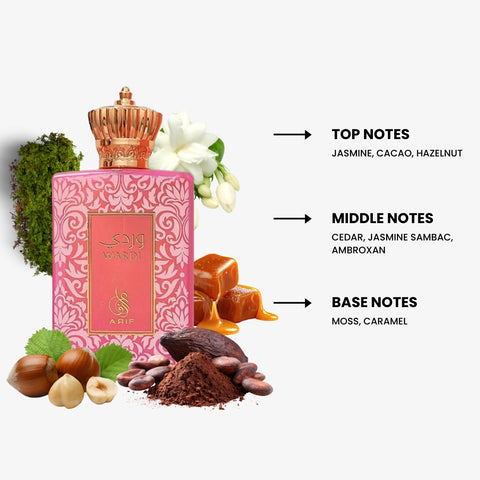 Wardi For Women By Arif Perfumes Eau De Parfum Spray 3.4 oz