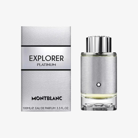 Explorer Platinum For Men By Mont Blanc Eau De Parfum Spray 3.3 oz