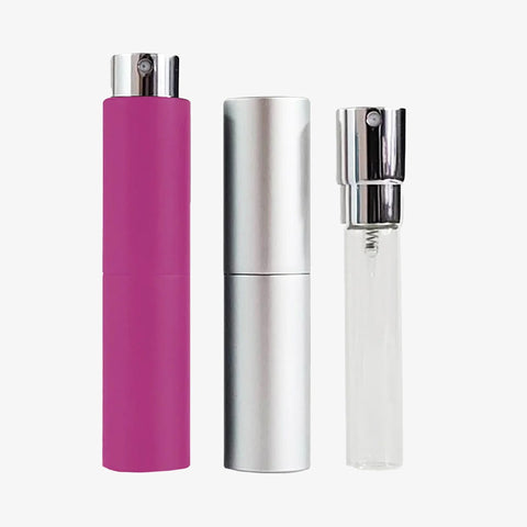 Portable Mini Refillable Pink Perfume Atomizer 0.27 oz