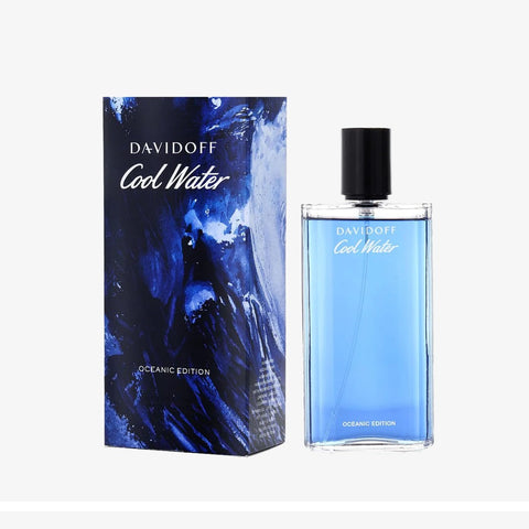 Cool Water Oceanic Edition For Men By Davidoff Eau De Cologne Spray 4.2 oz