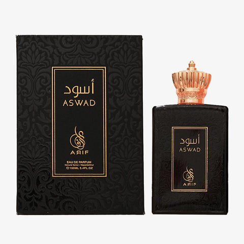 Aswad For Men By Arif Perfumes Eau De Parfum Spray 3.4 oz