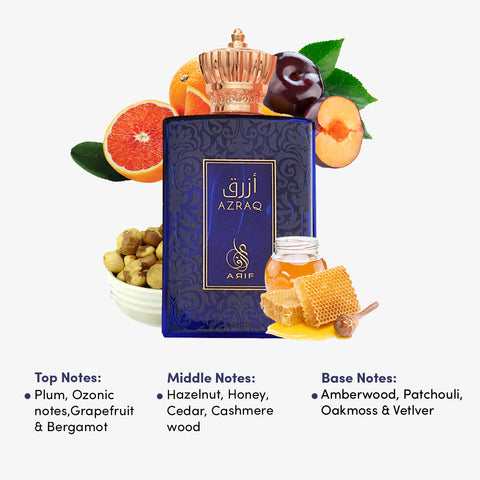 Azraq For Men By Arif Perfumes Eau De Parfum Spray 3.4 oz