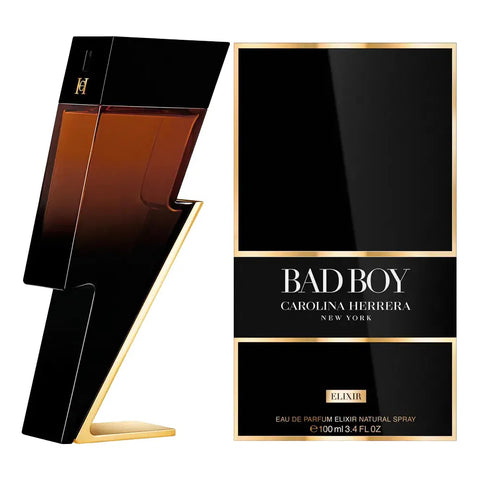 Bad Boy Elixir For Men By Carolina Herrera Eau de Parfum Elixir 3.4 oz