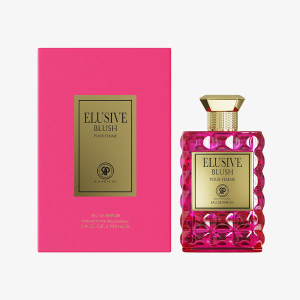 Eau De Parfum Elusive Femme - 100 Ml - Spray Naturel - Notes Florales, Jasmin, Vanille, Ylang-ylang