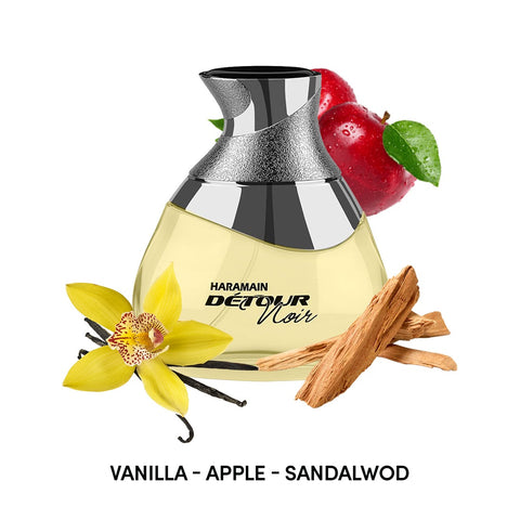 Detour Noir By Al Haramain Eau de Parfum Spray 3.4 oz