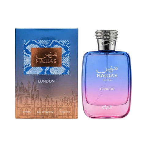 Hawas London For Men By Rasasi Eau De Parfum Spray 3.4 oz
