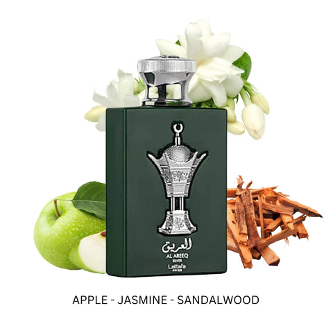 Al Areeq Silver For Men by Lattafa Eau De Parfum Spray 3.4 oz
