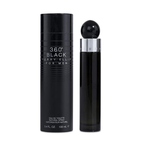 360 Black For Men By Perry Ellis Eau De Toilette Spray 100ML