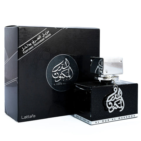 Al Dur Al Maknoon Silver By Lattafa Eau De Parfum Spray 3.4 oz