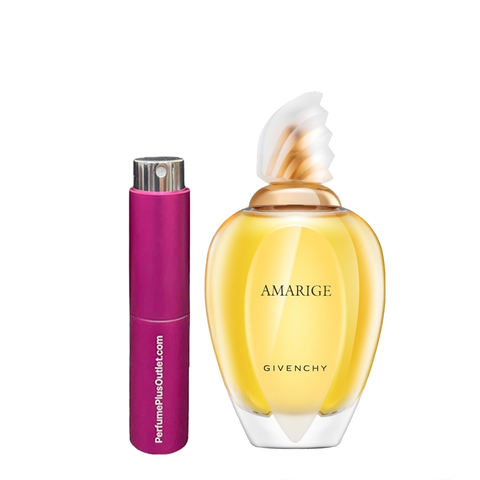 Travel Spray Pink 0.27 oz filled with Amarige Eau de Parfum for Women By Givenchy