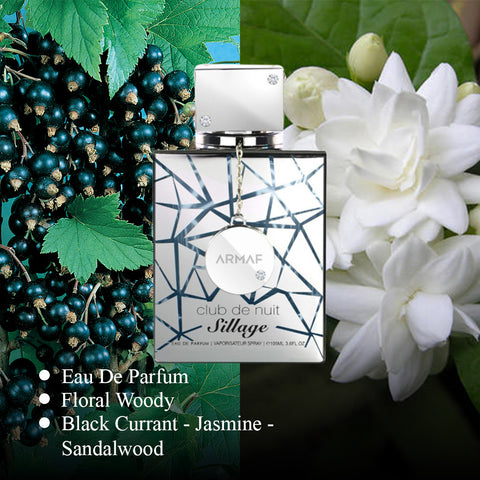 Club de Nuit Sillage Unisex By Armaf Eau de Parfum Spray 3.6 oz