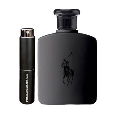 Travel Spray 0.27 oz Polo Double Black For Men By Ralph Lauren