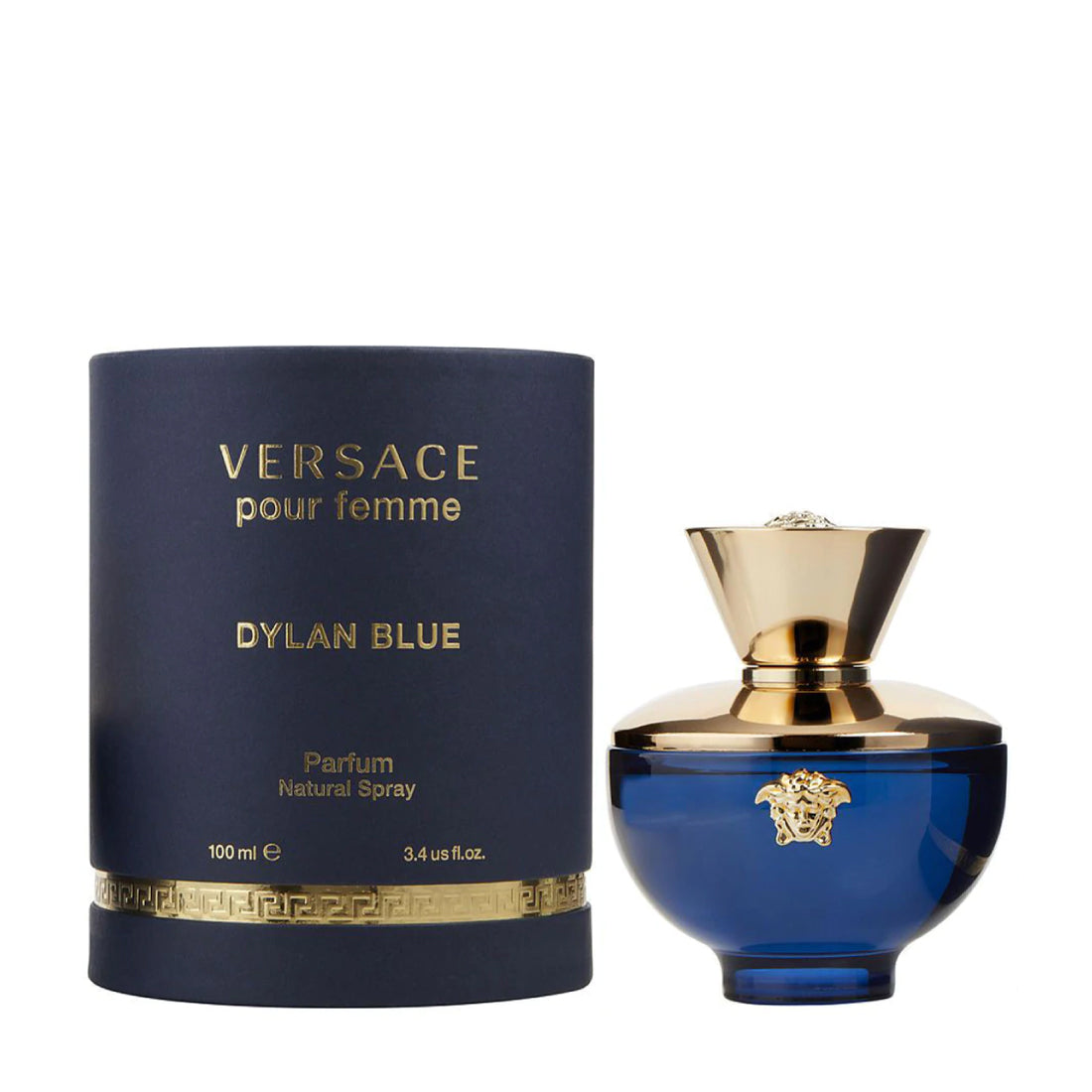  Versace POUR FEMME DYLAN BLUE 4 PIECE GIFT SET - 3.4