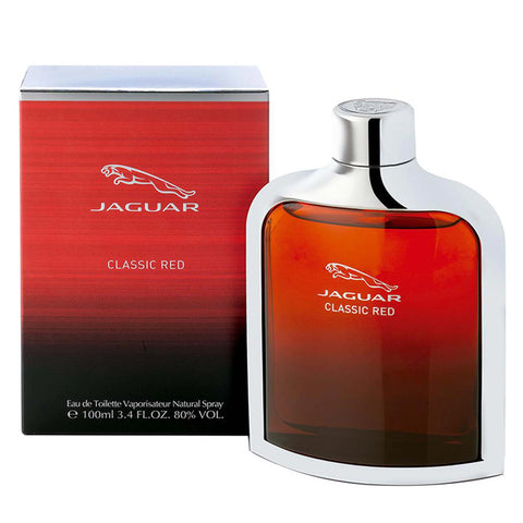 Jaguar Classic Red For Men Eau de Toilette Spray 3.4 oz