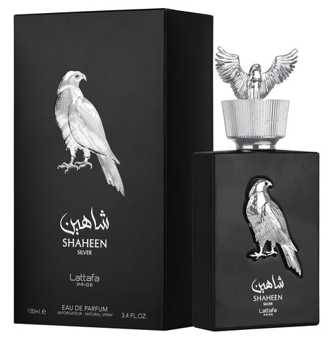 Shaheen Silver by Lattafa Eau De Parfum Spray 3.4 oz