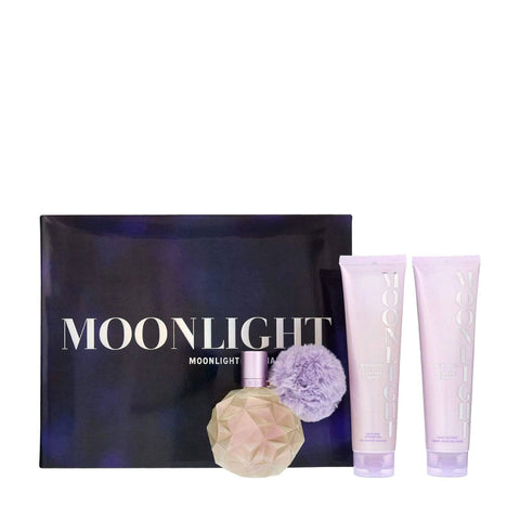 Moon Light For Women by Ariana Grande Eau de Parfum Spray Gift Set 3 pieces