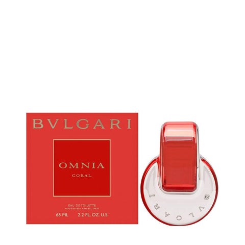 Omnia Coral Women by Bvlgari Eau de Toilette Spray 2.2 oz