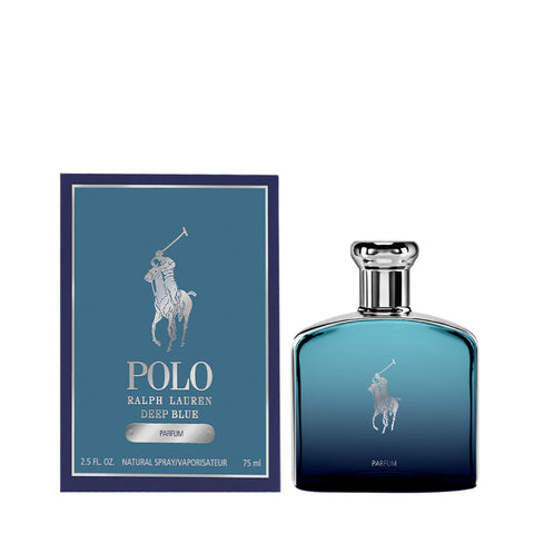 Polo Deep Blue For Men By Ralph Lauren Parfum Spray 2.5 oz
