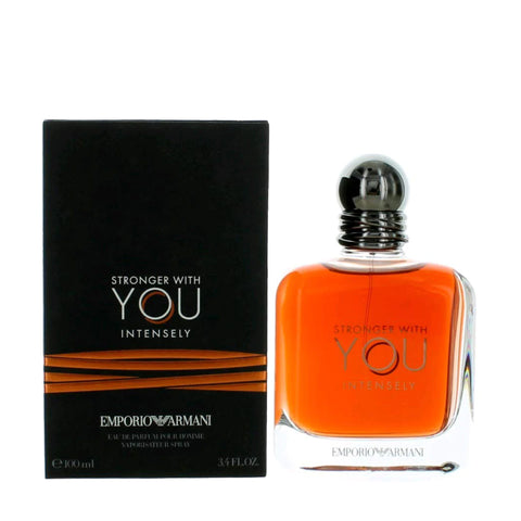 Stronger with You Intensely For Men By Emporio Armani Eau de Parfum Spray 3.4 oz