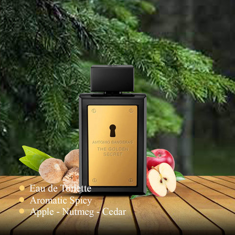 The Golden Secret For Men By Antonio Banderas EDT PerfumePLusOutlet