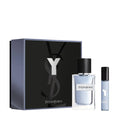 Y Men by YSL Yves Saint Laurent Eau de Toilette Spray 3.3 oz. Gift set 2 pieces.