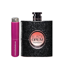 Travel Spray Pink 0.27 oz filled with Black Opium for Women By Yves Saint Laurent