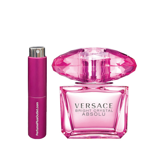 Travel Spray Pink 0.27 oz filled with Bright Crystal Absolu for Women By Versace