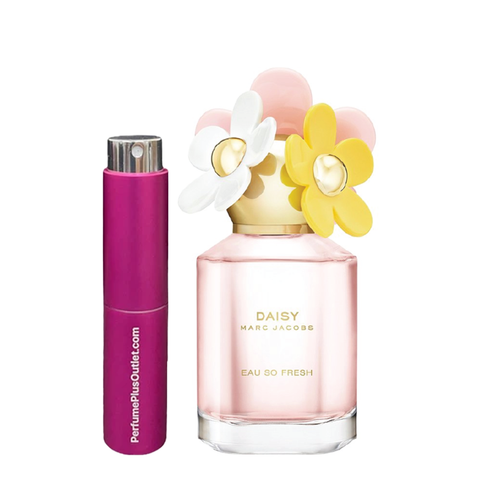 Travel Spray Pink 0.27 oz filled with Daisy Eau So Fresh for Women By Marc Jacobs