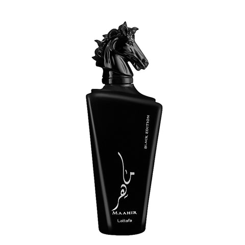Lattafa Maahir Black Edition For Men By Lattafa Eau De Parfum Spray 3.4 oz
