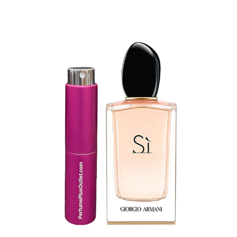 Travel Spray Pink 0.27 oz filled with Si for Women By Giorgio Armani